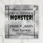 We hebben een monster Creëer Bedankjes Labels (Achterkant)