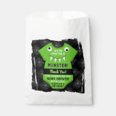 "We hebben een Monster" Halloween Baby shower Creë Bedankzakje (Voorkant)