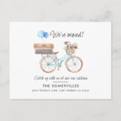 We hebben een nieuwe Adres Boho Bewegende Aankondi Briefkaart (Voorkant)