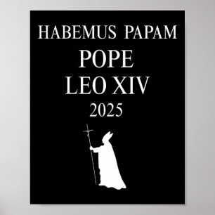We hebben een paus Habemus Papam 2025 God Bless Po Poster