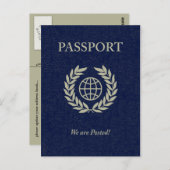 we hebben een postpaspoort briefkaart (Voorkant / Achterkant)