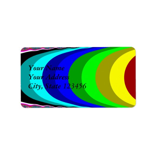 We hebben een regenboog nodig etiket (Voorkant)