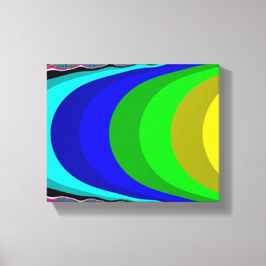 We hebben een regenboog nodig - fractale kunst canvas afdruk (Voorkant)
