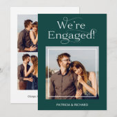 We hebben een Verloving aangekondigd Aankondiging (Voorkant / Achterkant)