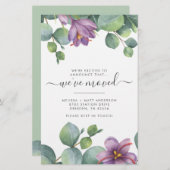 We hebben Eucalyptus Greenery Moving Briefpapier (Voorkant / Achterkant)