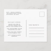 We hebben Eucalyptus Greenery Paars Moving Briefkaart (Achterkant)