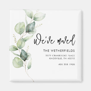 We hebben Eucalyptus Moving Retouradres verplaatst Magneet