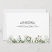 We hebben Floral Berry Moving Adres verplaatst Aankondiging (Achterkant)