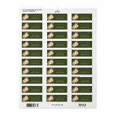 We hebben Floral & Greenery Envelope Nieuw Adres v Etiket (Full Sheet)
