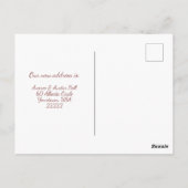 We hebben Funny Birds op Fence verplaatst Briefkaart (Achterkant)