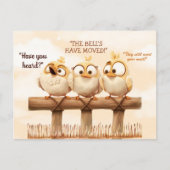 We hebben Funny Birds op Fence verplaatst Briefkaart (Voorkant)