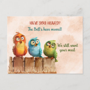 We hebben Funny Birds op Fence verplaatst Briefkaart