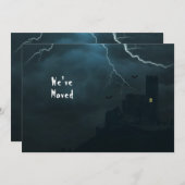We hebben Funny Spooky New Home Dark Castle verpla Aankondiging (Voorkant / Achterkant)
