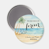 We hebben gekozen voor Forever Elegant Wedding Magneet (Voorkant / Achterkant)