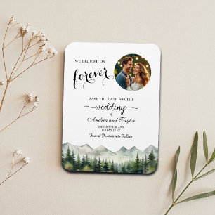 We hebben gekozen voor Forever Photo Save the Date Magneet