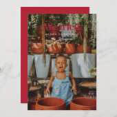 We hebben geprobeerd Grappige Kerstmis vakantie fo Kaart (Voorkant / Achterkant)