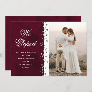 We hebben Glitter Hearts Foto Elopement Nebula gem Kaart