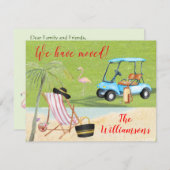 We hebben Golf Beach Budget FLAT-beweging verplaat Aankondiging (Voorkant / Achterkant)