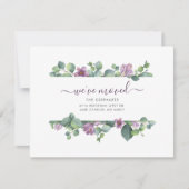 We hebben het adres Eucalyptus Greenery Moving ver (Voorkant)