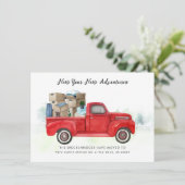 We hebben het Adres Red Truck Moving Announcement  (Staand voorkant)