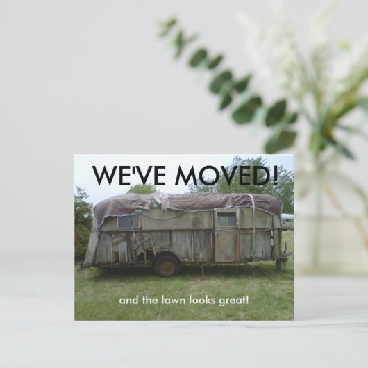 We hebben het Briefkaart Adres gewijzigd (Staand voorkant)