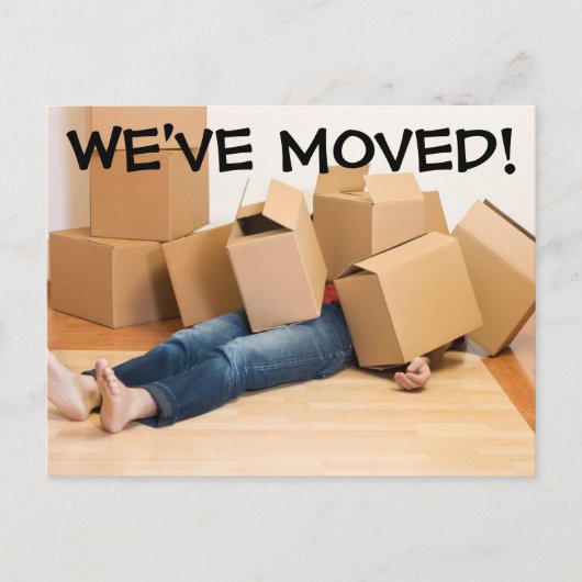 We hebben het Briefkaart Adres gewijzigd (Voorkant)