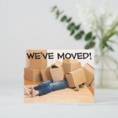 We hebben het Briefkaart Adres gewijzigd (Staand voorkant)