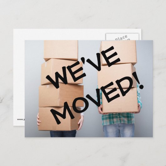 We hebben het Briefkaart Adres gewijzigd (Voorkant / Achterkant)