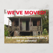 We hebben het Briefkaart Adres gewijzigd (Voorkant)