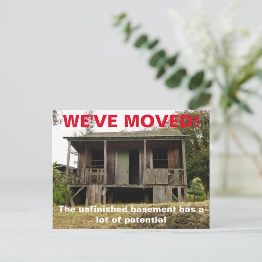 We hebben het Briefkaart Adres gewijzigd (Staand voorkant)