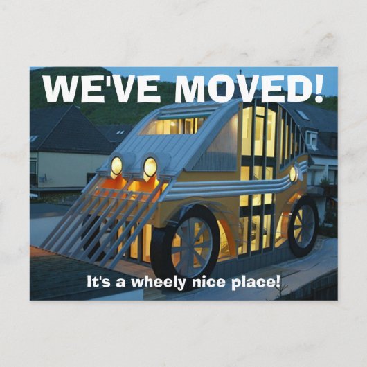 We hebben het Briefkaart Adres gewijzigd (Voorkant)