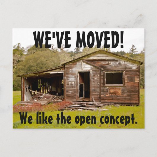 We hebben het Briefkaart Adres gewijzigd (Voorkant)