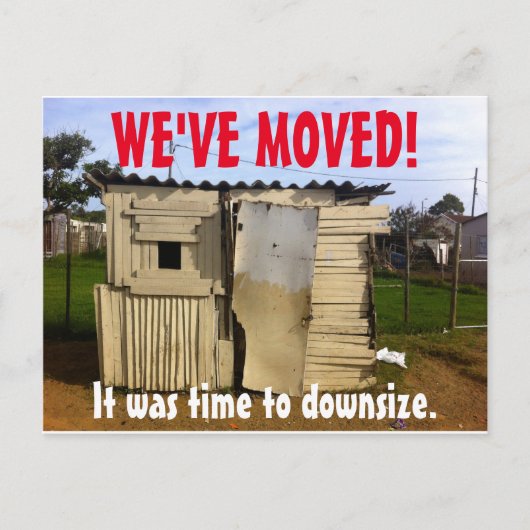 We hebben het Briefkaart Adres gewijzigd (Voorkant)