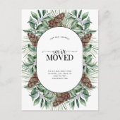 We hebben het Briefkaart van de Winterfir Cone Aan (Voorkant)