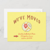 We hebben het Gele Briefkaart van het Bericht van (Voorkant / Achterkant)