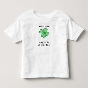 We hebben het geluk om een Ierse tweeling peuter t Kinder Shirts