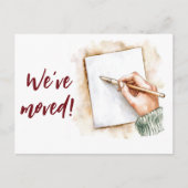 We hebben het handschrift verplaatst briefkaart (Voorkant)