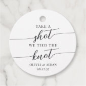 We hebben het huwelijk gesloten. bedankjes labels (Voorkant)