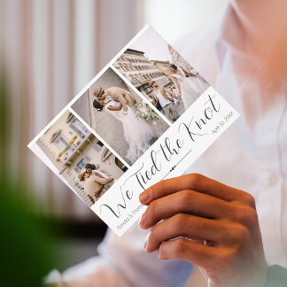 We hebben het Knot Elopement Briefkaart gebonden
