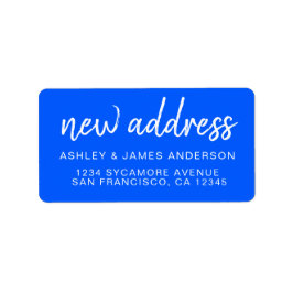 We hebben het label Bright Blue New Address verpla