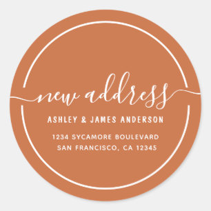 We hebben het label Burnt Oranje New Address verpl