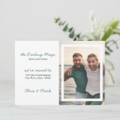 We hebben het moderne nieuwe adres van de Aangepas Aankondiging (Staand voorkant)