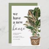 We hebben het nieuwe adres verplaatst aankondiging (Voorkant / Achterkant)