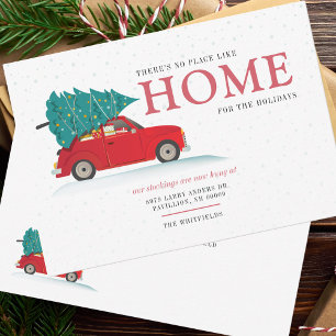 We hebben het nieuwe adres voor Kerstmis Feestdage Aankondiging