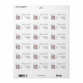 We hebben het nieuwe thuisretouradres voor credite etiket (Full Sheet)