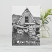 We hebben het oude, smerige huis verplaatst. aankondiging (Staand voorkant)