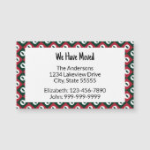 We hebben het patroon van rode groene kerstbomen v (Voorkant)