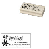 We hebben het retouradres verplaatst 	rubberstempel (Gestempeld)