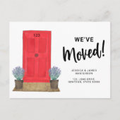 We hebben het rode Briefkaart van de Aankondiging  (Voorkant)