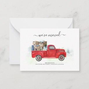 We hebben het script Modern Moving Announcement ve Notitiekaartje